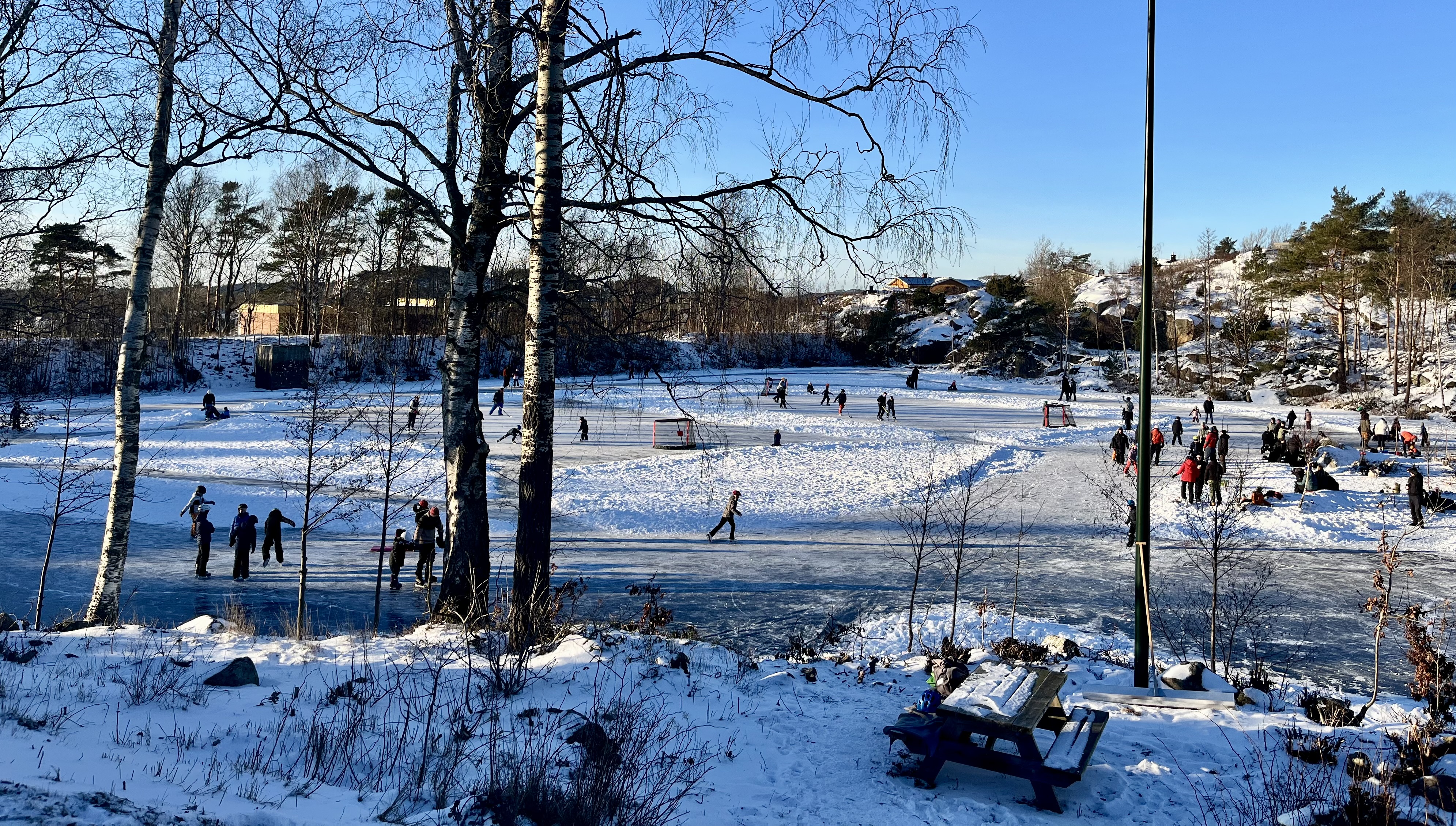 Skøyter Vannbassenget I Stavern