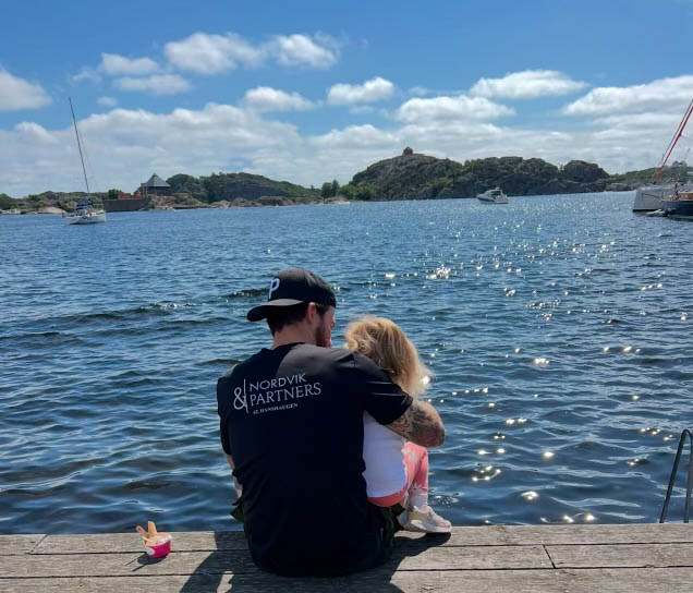 Stian Baklie Og Datter