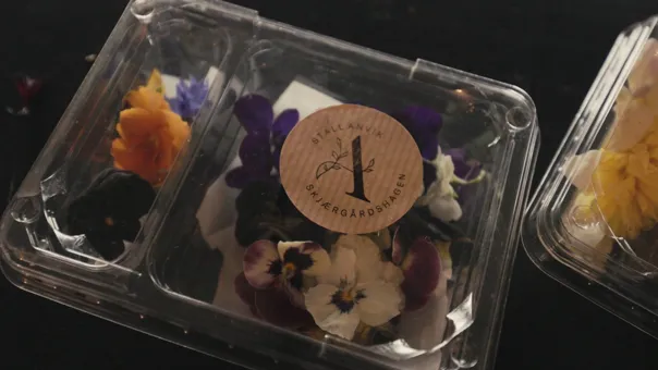 Blomsterfryd for både øye og gane