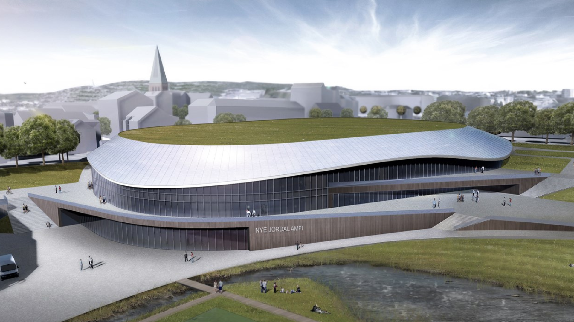 Nye Jordal Amfi. Foto Hille Melbye Arkitekter