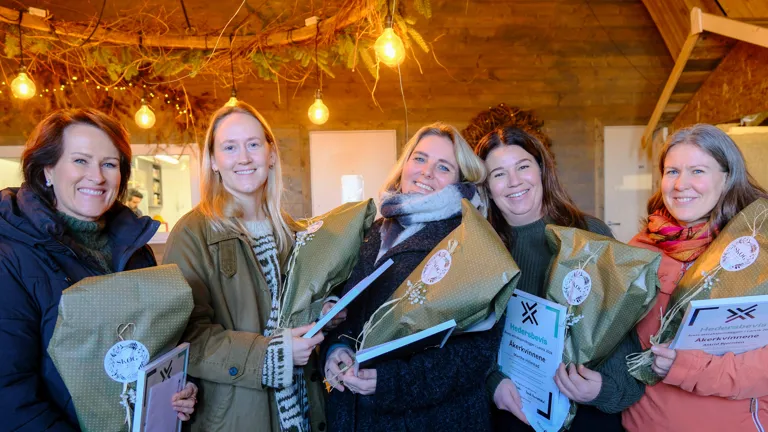 Vinnerne hedret av ordføreren: – Vi har turt å følge drømmene våre