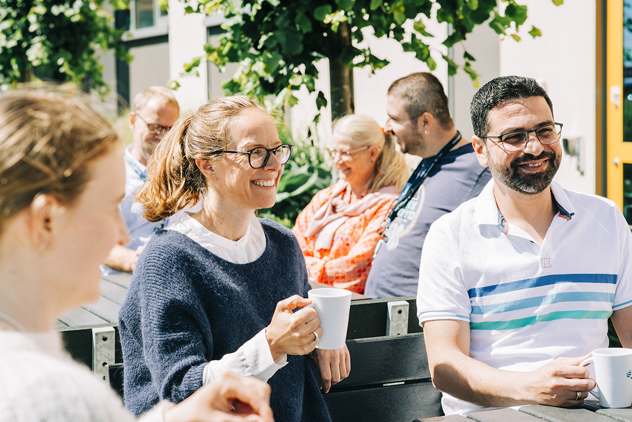 – Selv om vi er over 200 ansatte på hovedkontoret i Larvik, opplever jeg å kjenne de aller fleste